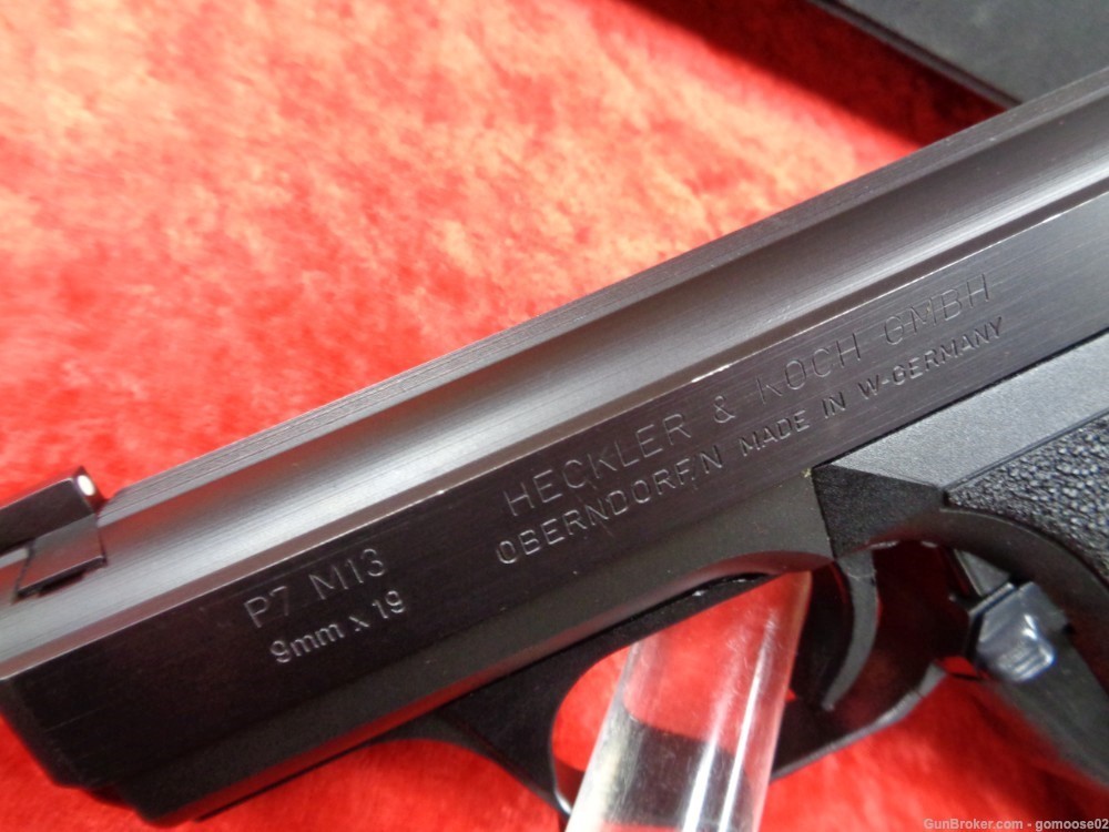 Collector Grade 1988 H&K P7 M13 9mm Pistol Heckler Koch HK 13rd Mag I TRADE-img-20