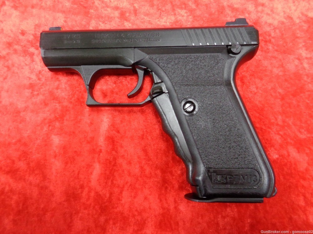 1986 H&K P7 M13 9mm Heckler Koch HK 13rd Magazine German Pistol WE TRADE-img-6
