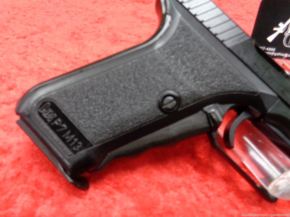 1986 H&K P7 M13 9mm Heckler Koch HK 13rd Magazine German Pistol WE TRADE-img-4