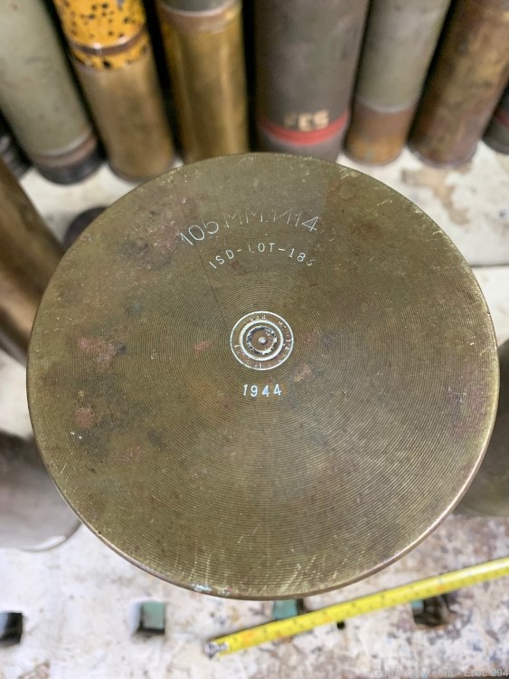 WW2 USA 1944 dated 105mm drill round for the M101 Howitzer -img-5