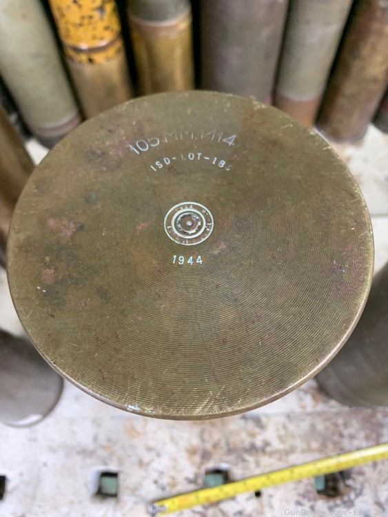 WW2 USA 1944 dated 105mm drill round for the M101 Howitzer -img-6