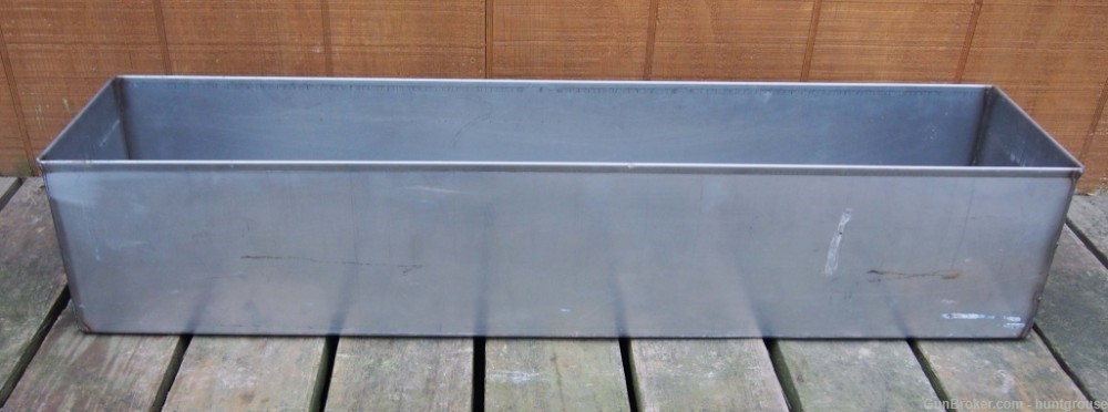 Bluing Tank, Stainless Steel   8 ½ W  x 8”H  x 40” long. New-img-0
