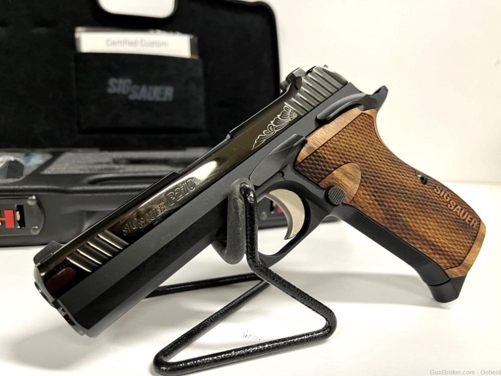 Sig Sauer P210 Carry 9mm Pistol Custom Works Handgun -img-2