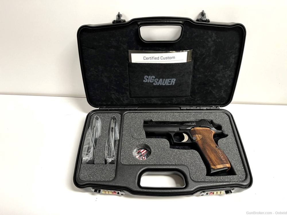 Sig Sauer P210 Carry 9mm Pistol Custom Works Handgun -img-0