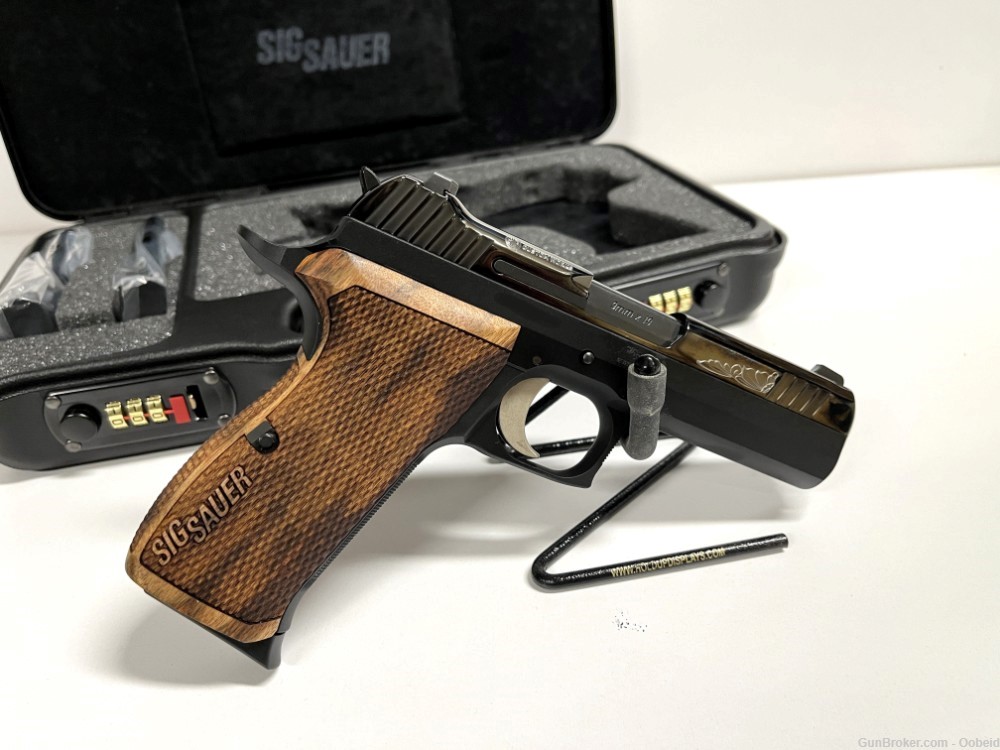 Sig Sauer P210 Carry 9mm Pistol Custom Works Handgun -img-5