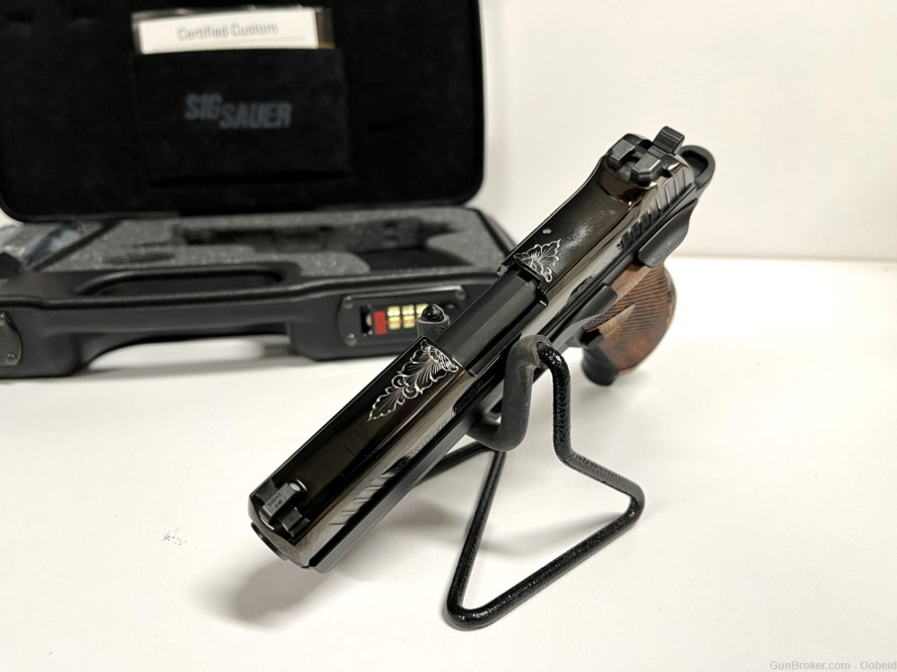Sig Sauer P210 Carry 9mm Pistol Custom Works Handgun -img-4