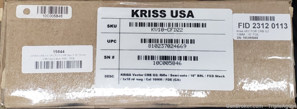 Kriss Vector CRB Gen 2 10mm 16in fde KV10-CFD22-img-18