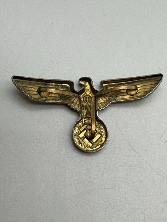 WW2 German NSDAP Political Visor Cap Eagle Insignia badge-img-1
