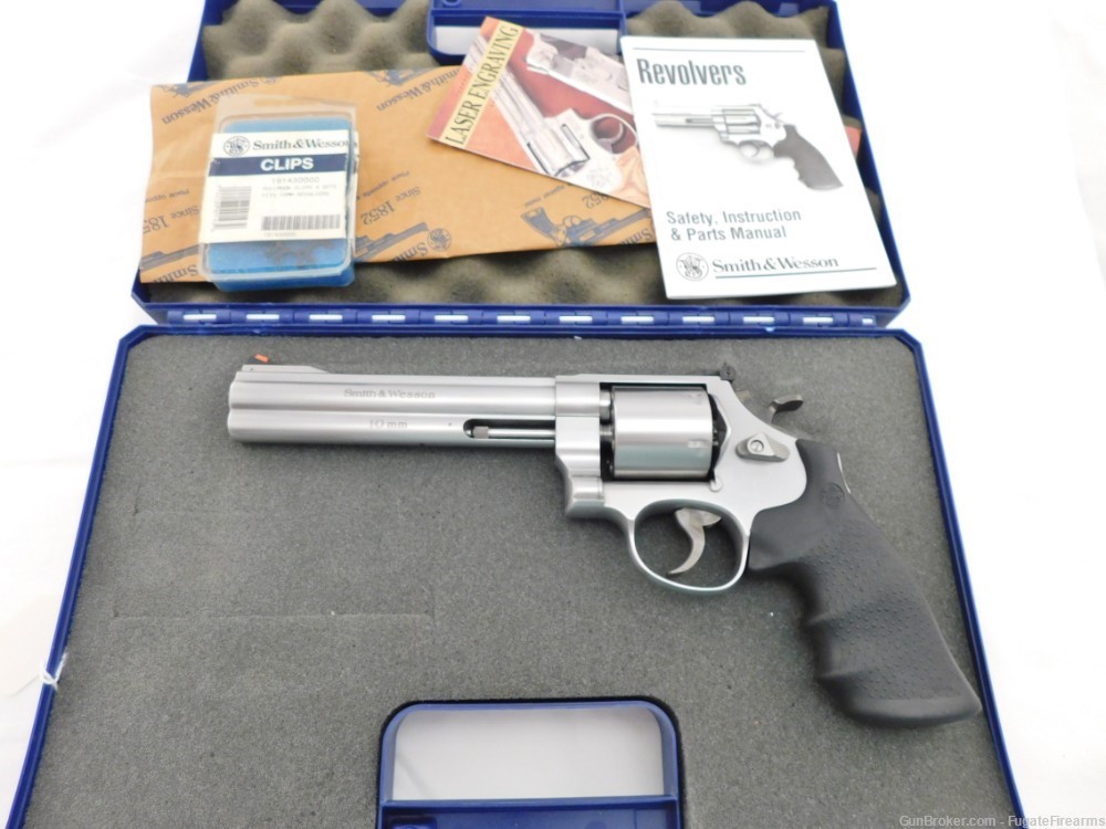 1998 Smith Wesson 610 Classic 10MM Unfluted NO LOCK NIB-img-0