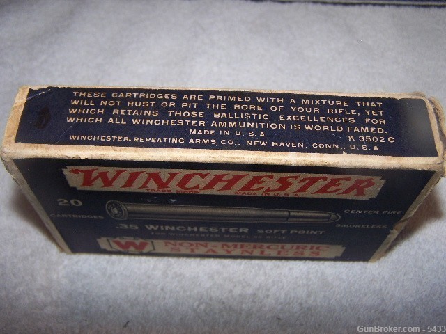 35 Winchester 1930's Soft Point for Model 95-img-3