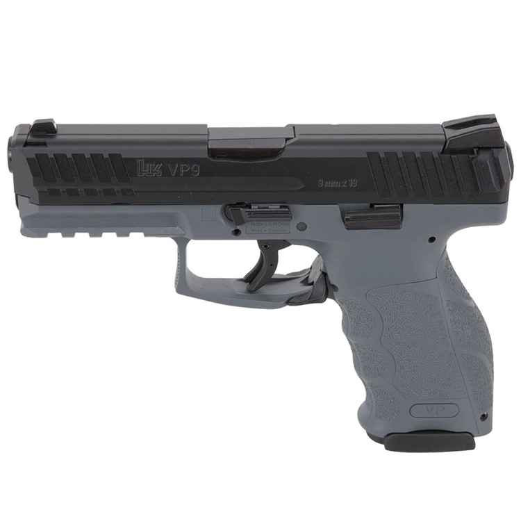 HK VP9 9mm Grey Pistol w/(2) 17rd Mags, (2) Add'tl Backstraps 81000229-img-0