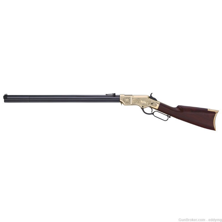 Henry, Original Deluxe, Lever Rifle, 44-40 WIN, 24.5" Engraved -img-1