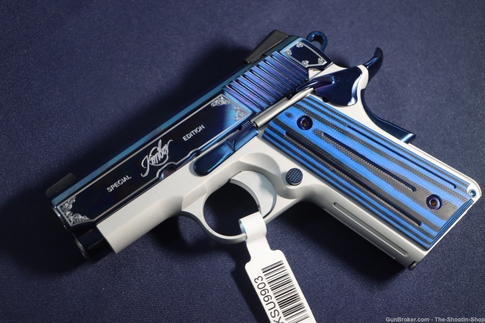 Kimber Model SAPPHIRE ULTRA II 1911 Pistol SPECIAL EDITION 45ACP ENGRAVED-img-16