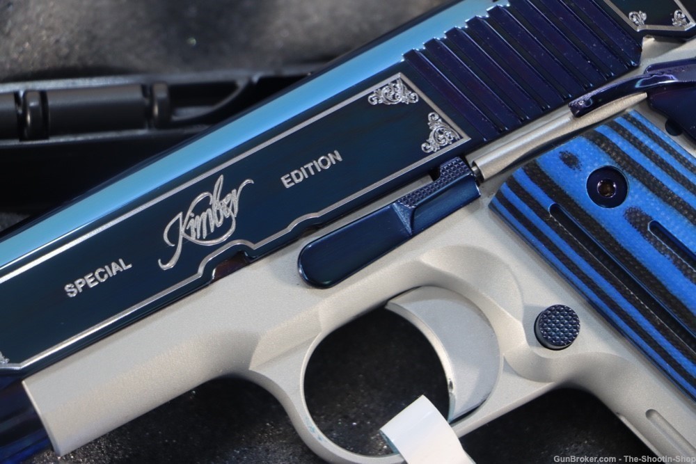 Kimber Model SAPPHIRE ULTRA II 1911 Pistol SPECIAL EDITION 45ACP ENGRAVED-img-3