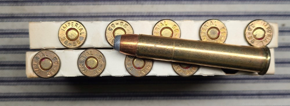 Imperial 38-55 Winchester 255gr Soft Point C-I-L Canada Canadian -img-6