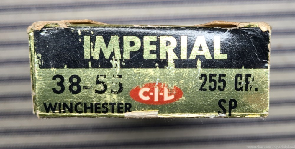 Imperial 38-55 Winchester 255gr Soft Point C-I-L Canada Canadian -img-1
