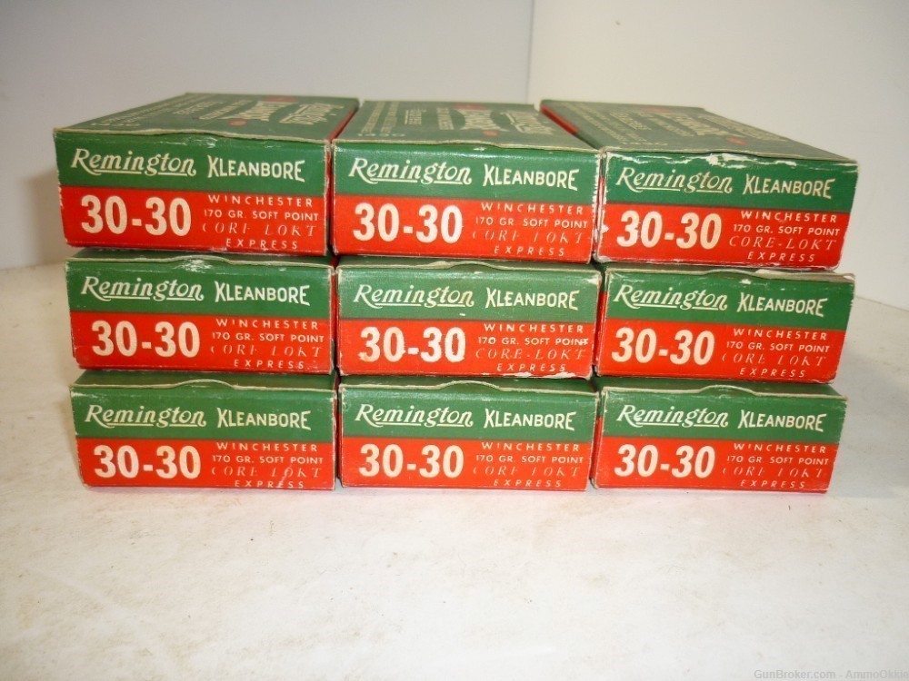 20ct - 1959 - 30-30 - VINTAGE Remington Kleanbore NEW BRASS Casings - w/BOX-img-14