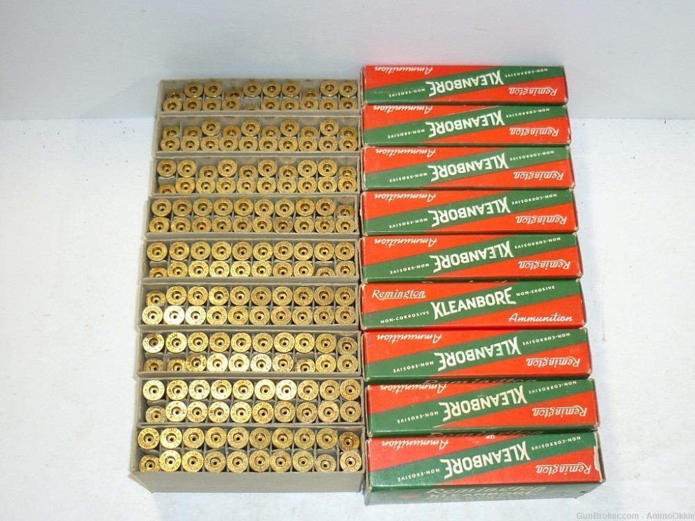 20ct - 1959 - 30-30 - VINTAGE Remington Kleanbore NEW BRASS Casings - w/BOX-img-8