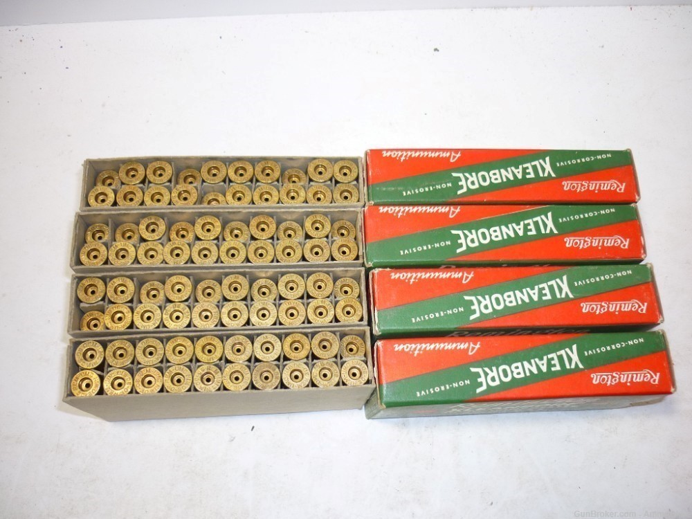 20ct - 1959 - 30-30 - VINTAGE Remington Kleanbore NEW BRASS Casings - w/BOX-img-4