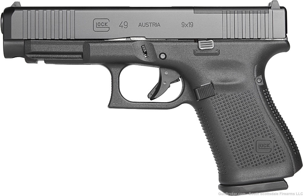 GLOCK 49 G5 9MM 15+1 4.49" MOS FS 3-15RD MAGS | FRONT SERRATIONS 9mm-img-0