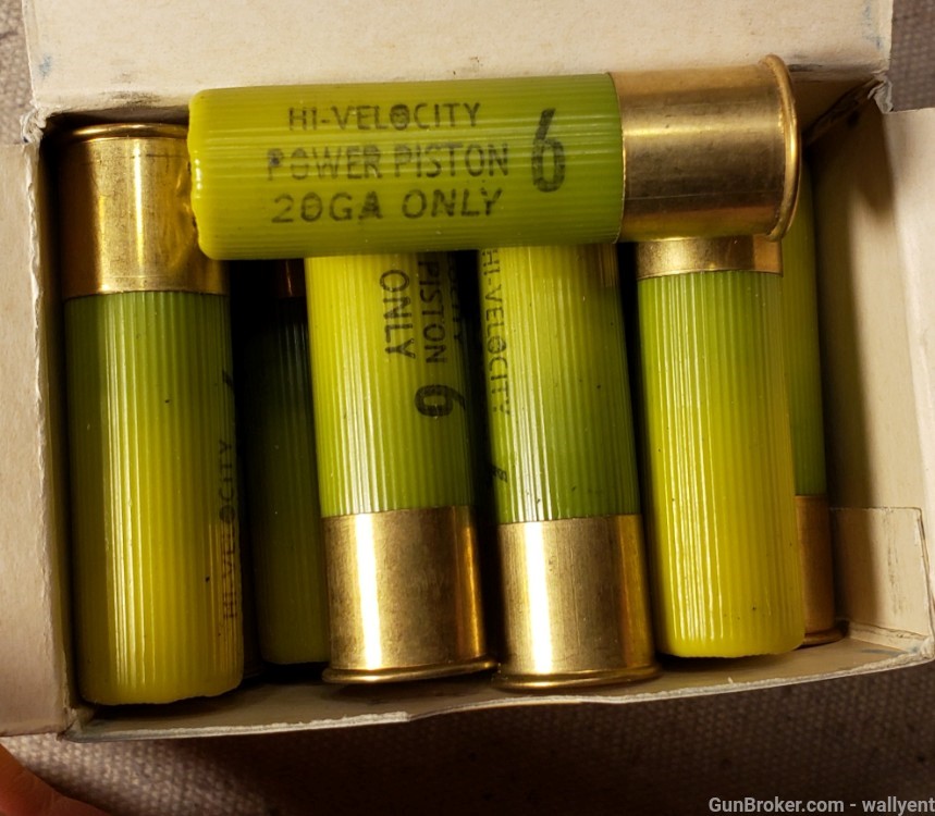 Peters 20 GA Mallard Duck Drake Collector Box Ammo Shotgun Shells 6 Shot-img-9