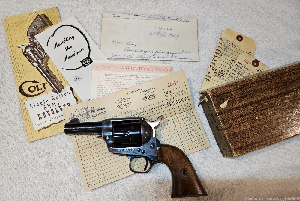 Colt Sheriff’s Model SAA 3” 45 Colt-img-2