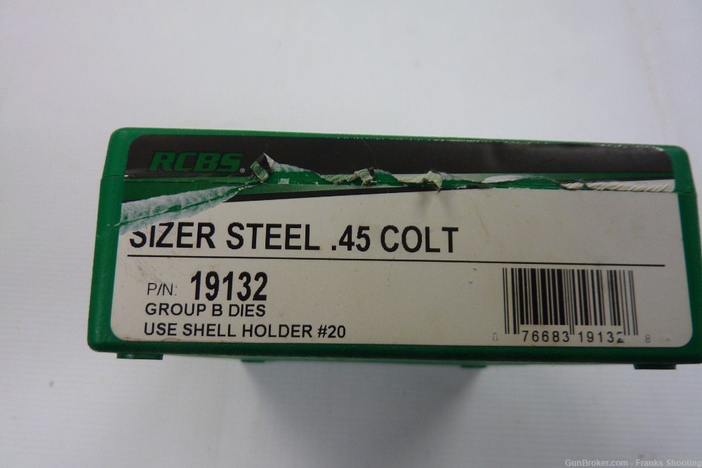 RCBS STEEL SIZER FOR .45 COLT PART # 19132-img-0