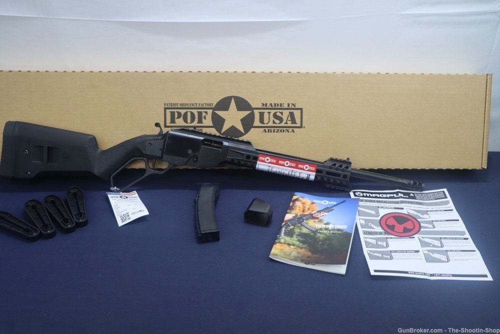 POF USA Model Tombstone Lever Action Rifle 9MM 20RD 16.5" Threaded 1891 NEW-img-0