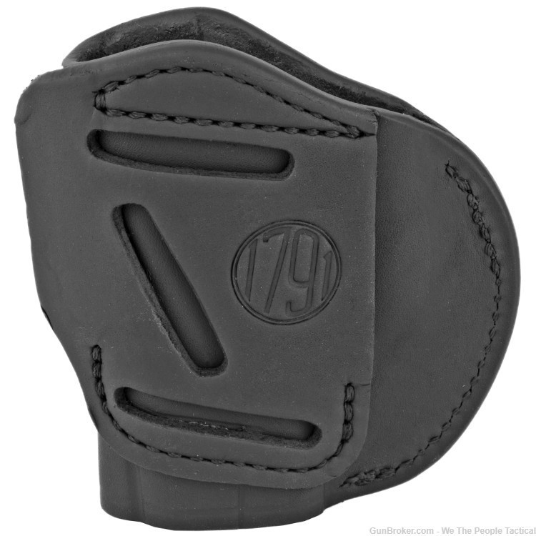 1791 4-WAY Holster Size 3 IWB or OWB Holster Matte Black Leather New-img-4