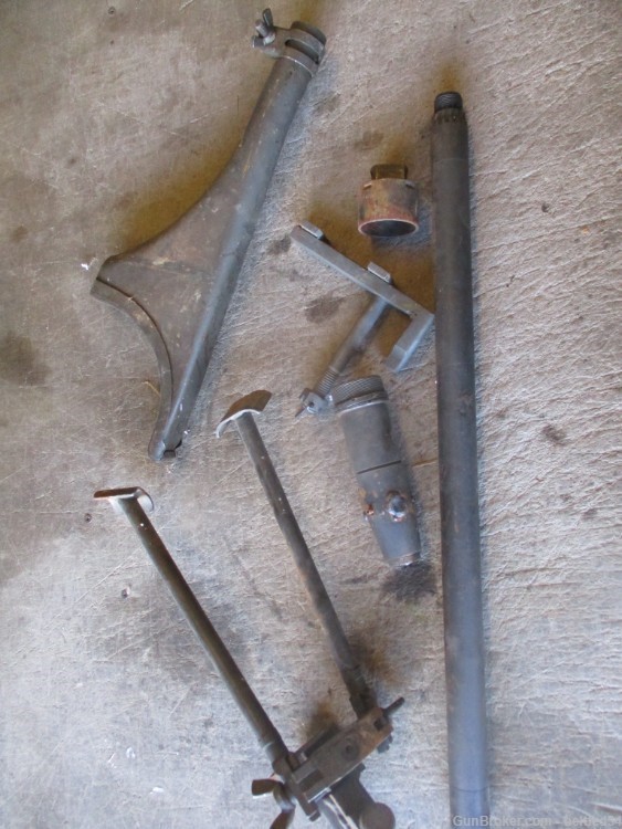Lot of Israeli Browning 1919A6 Parts, Bipod,  7.62 Barrel,BFA, Stock, Parts-img-3