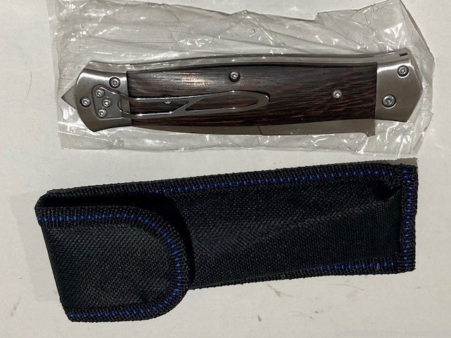 GERMAN LEVER ACTION STYLE AUTOMATIC POCKET KNIFE WITH REVERSE STAB POINT-img-6