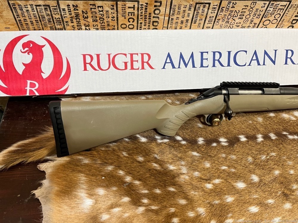 Ruger American Ranch 7.62x39 threaded barrel factory new condition -img-1