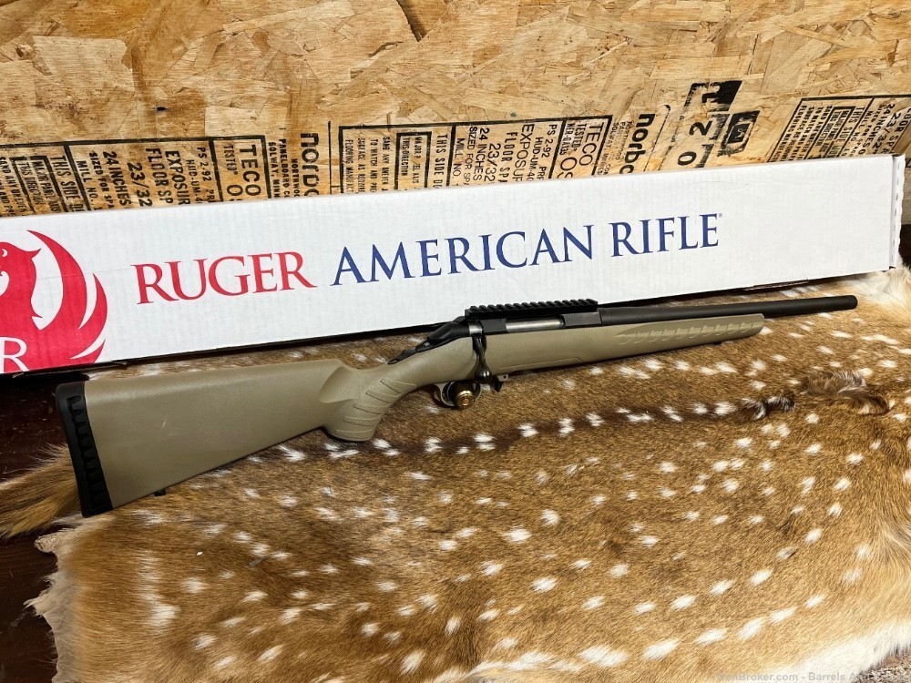 Ruger American Ranch 7.62x39 threaded barrel factory new condition -img-0