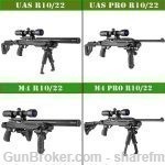 Fab Defense 10/22 stock UAS Ruger Conversion Kit Without Upper Rail - Green-img-1