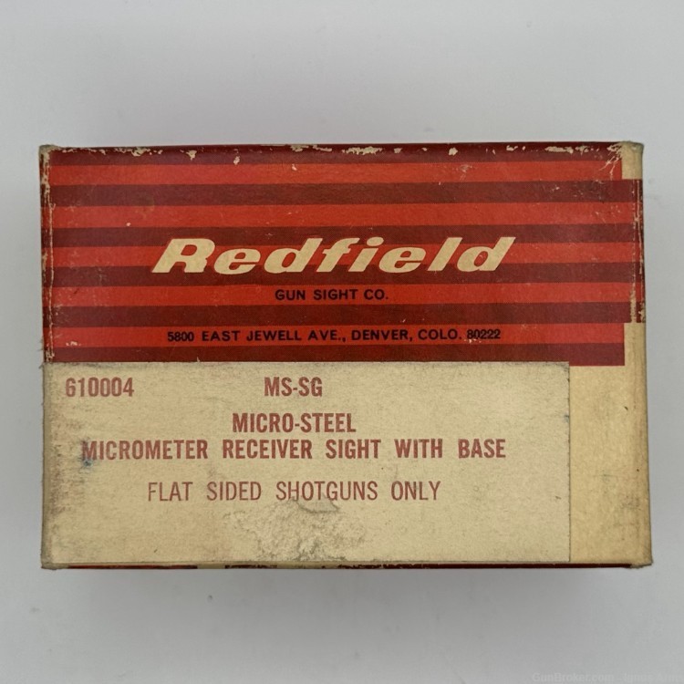Redfield Peep MS-SG - Fits Flat Sided Shotguns - NEW IN BOX-img-2