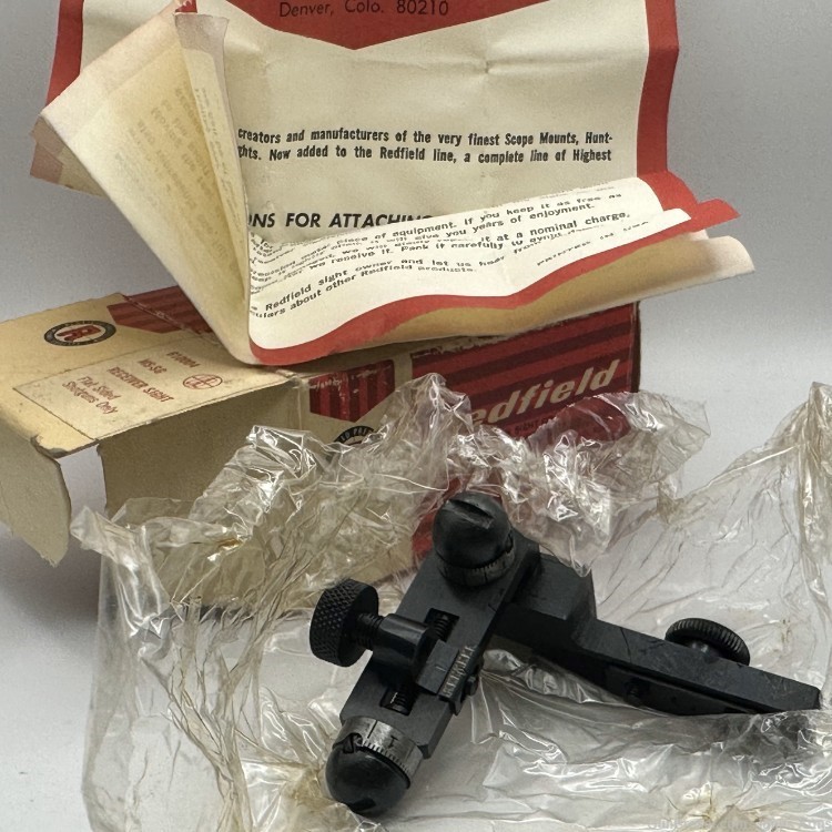 Redfield Peep MS-SG - Fits Flat Sided Shotguns - NEW IN BOX-img-1
