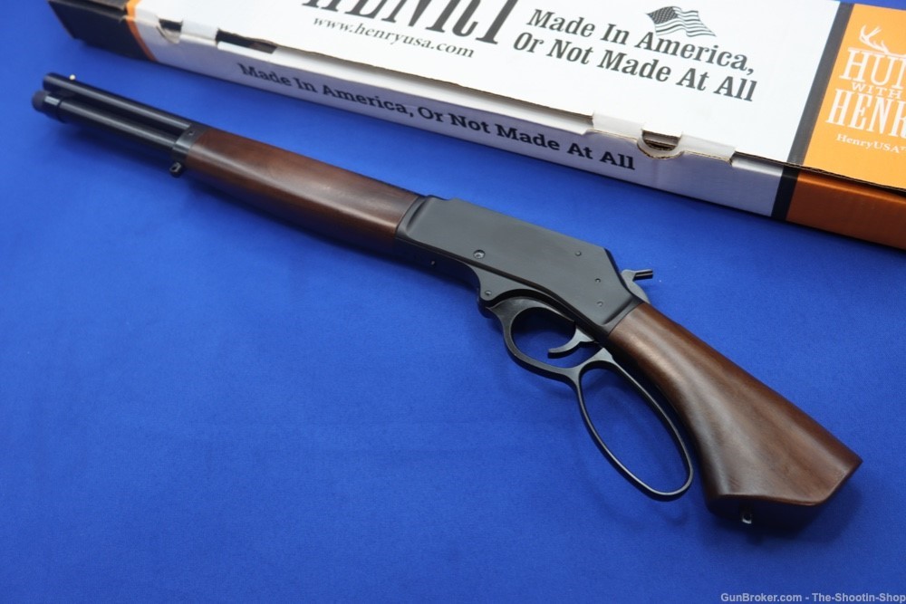 Henry Model AXE LEVER ACTION Pistol 410GA 15" Wood Grip 410 H018AH Blued-img-6