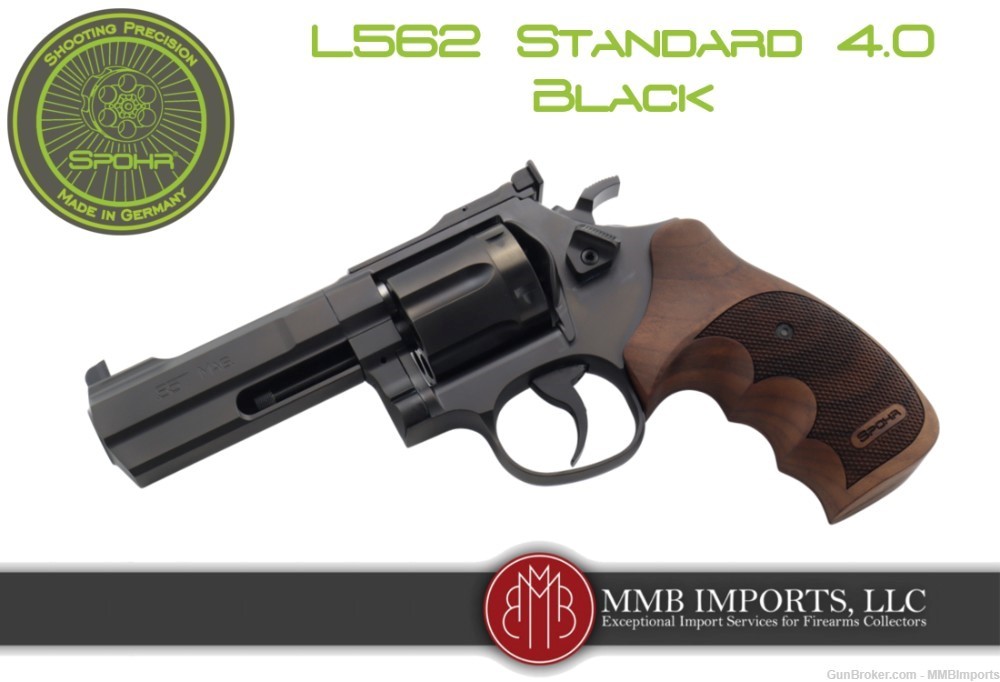 New 2024 model: 2024 Spohr L562 Standard 4.0 Black .357 Revolver-img-0