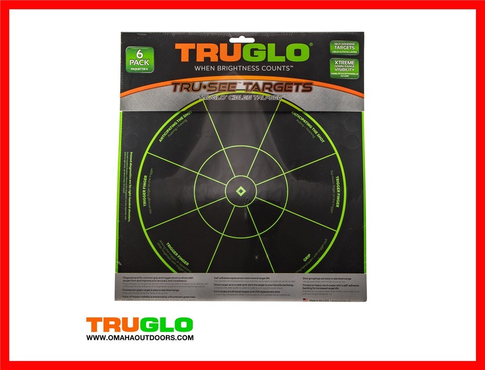 TRUGLO Tru-See Handgun Diagnostic Target TG15A6-img-0