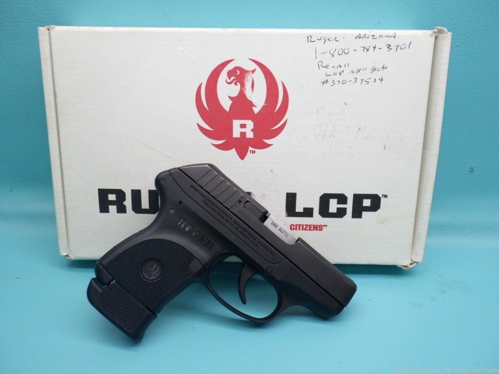 Ruger LCP .380acp 2.75"bbl Pistol MFG 2008 W/ Box & Extras -img-0