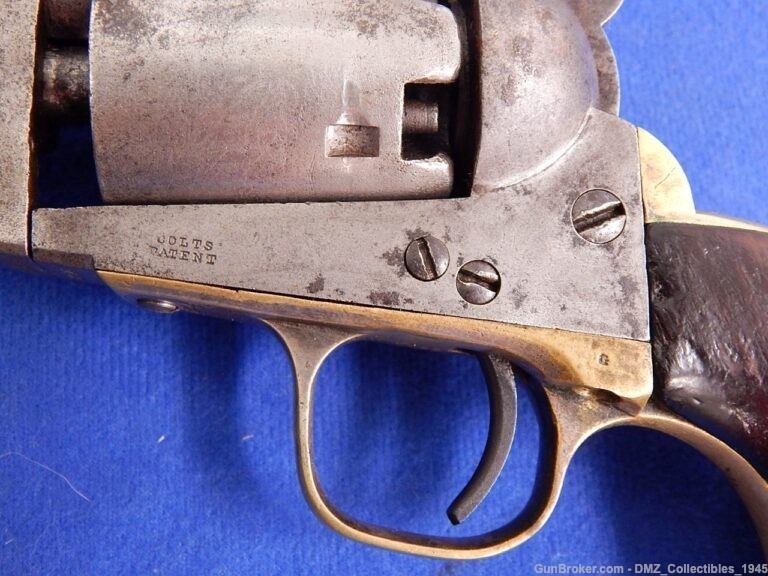 Civil War Colt 36 Caliber Navy Revolver with Confederate Holster-img-11