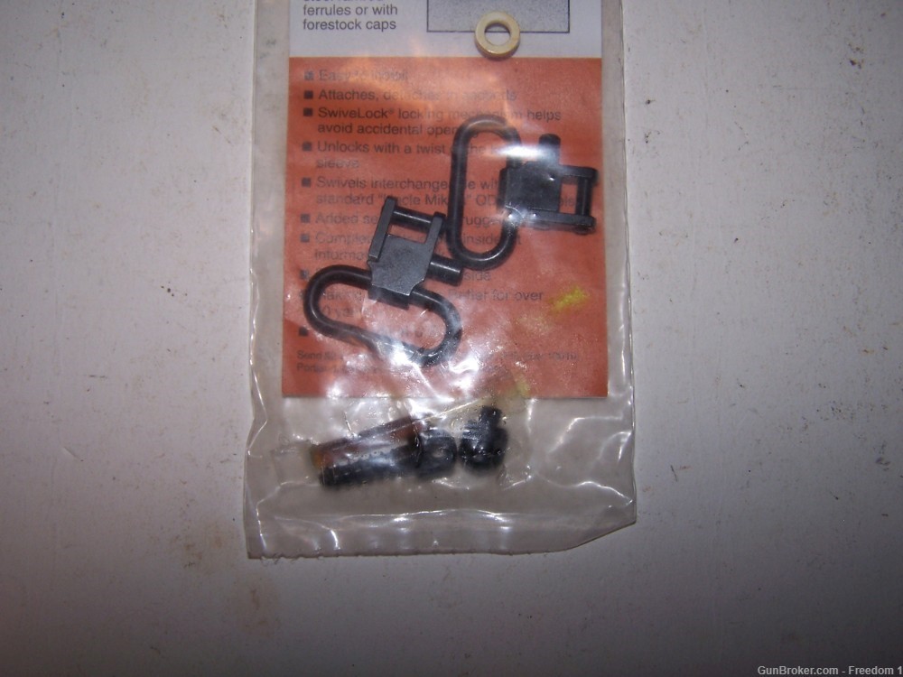 Uncle Mikes Sling Swivels & Studs for Muzzleloading Rifles (New)-img-1