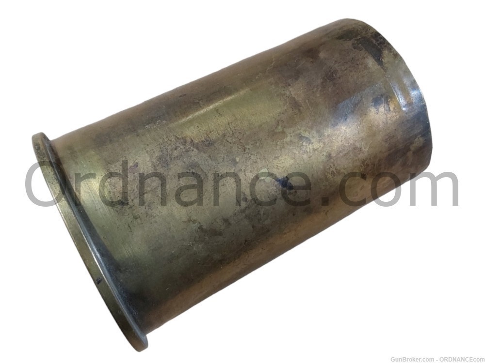 3in British WWII shell casing QF 3-inch howitzer 3"x134mm casing inert tank-img-0