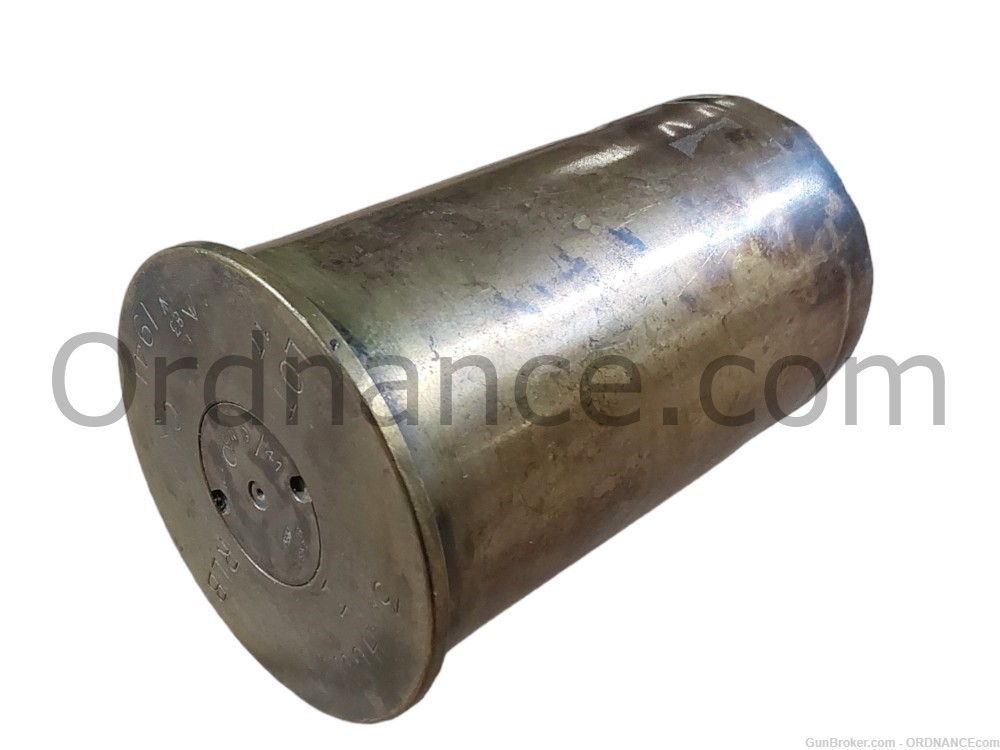 3in British WWII shell casing QF 3-inch howitzer 3"x134mm casing inert tank-img-2