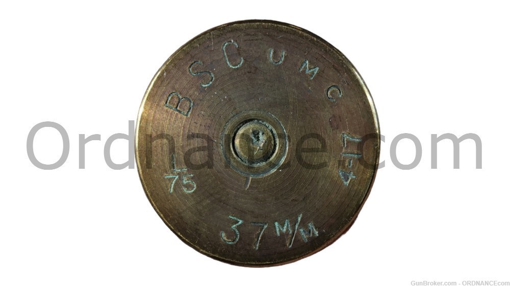 37mm British WW1 shell casing  1PDR  37x136mm inert ammunition -img-3