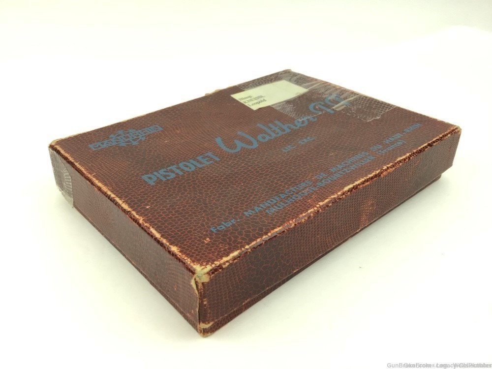 WALTHER PP MANHURHIN 7.65MM FACTORY BOX POST WWII FRENCH PP PISTOL-img-5