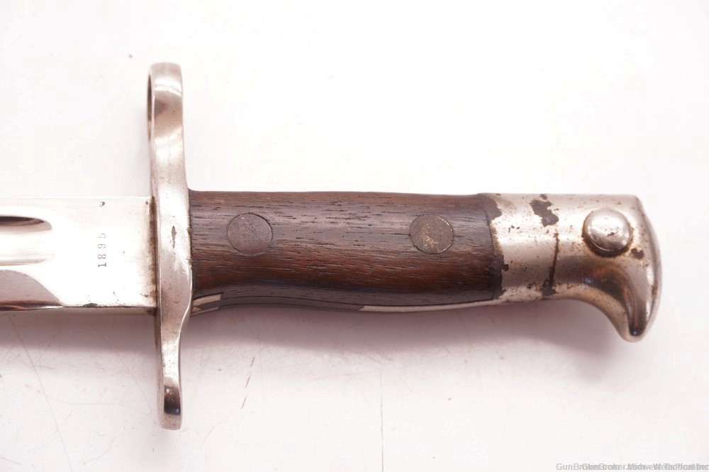 SPRINGFIELD ARMORY MODEL 1892 KRAG BAYONET WITH SCABBARD DATED 1895-img-7