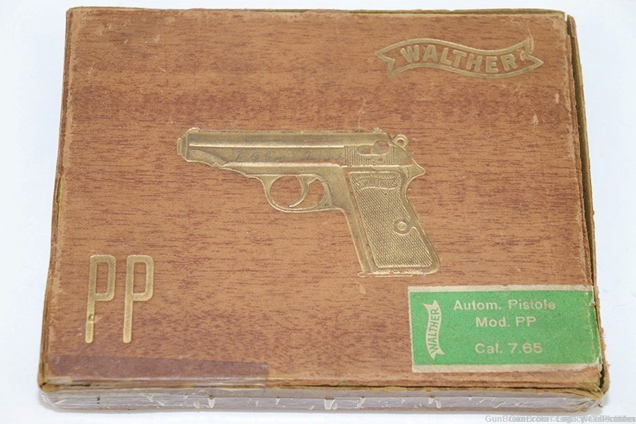 GERMAN WWII WALTHER PP 7.65MM FACTORY ORIGINAL BOX (RARE)-img-1