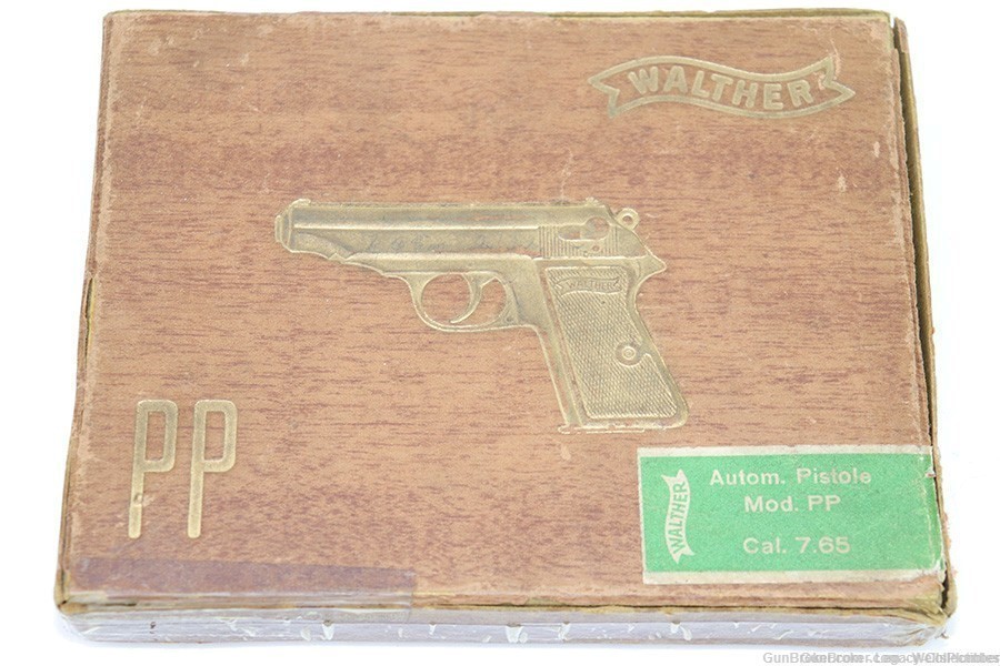 GERMAN WWII WALTHER PP 7.65MM FACTORY ORIGINAL BOX (RARE)-img-0