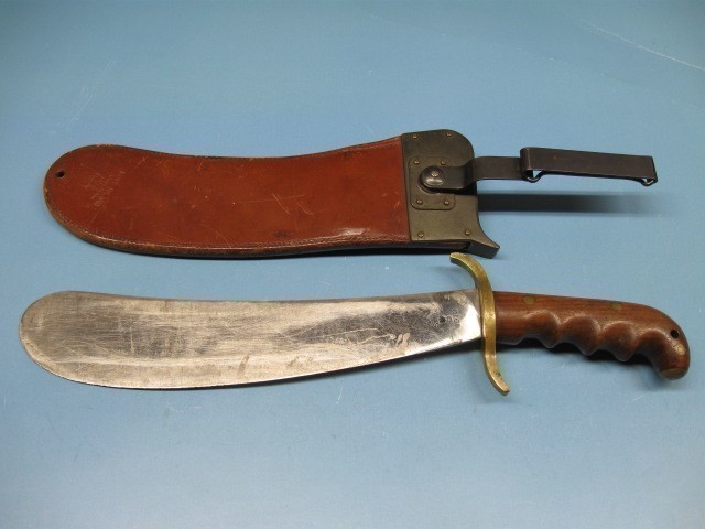 US 1904 HOSPITAL CORPS BOLO KNIFE WITH SHEATH 1910 SPRINGFIELD ARMORY BOLO-img-1